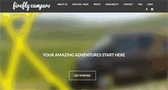 Desktop Screenshot of fireflycampers.com